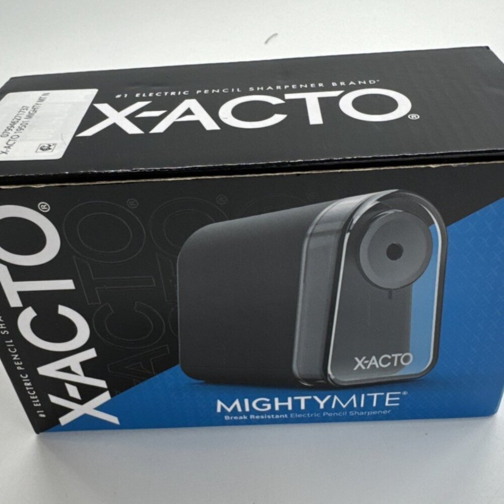 X-ACTO Mighty Mite Electric Pencil Sharpener Colored Pencil 757673 NEW